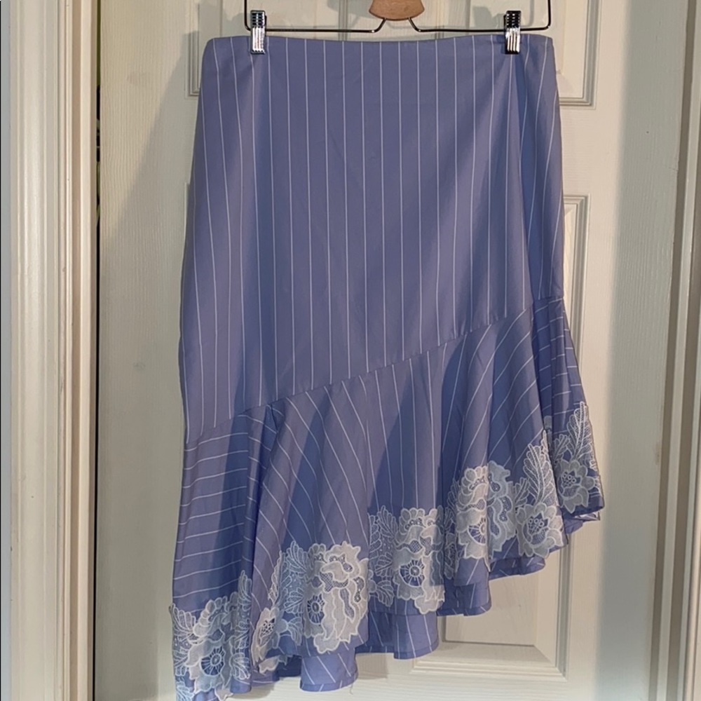 Lace High Low Skirt
